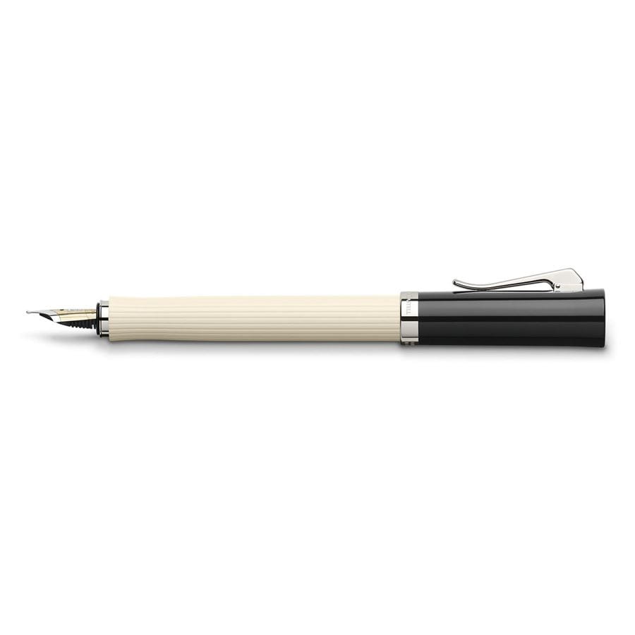 Graf-von-Faber-Castell - Fountain pen Intuition fluted, ivory, Medium