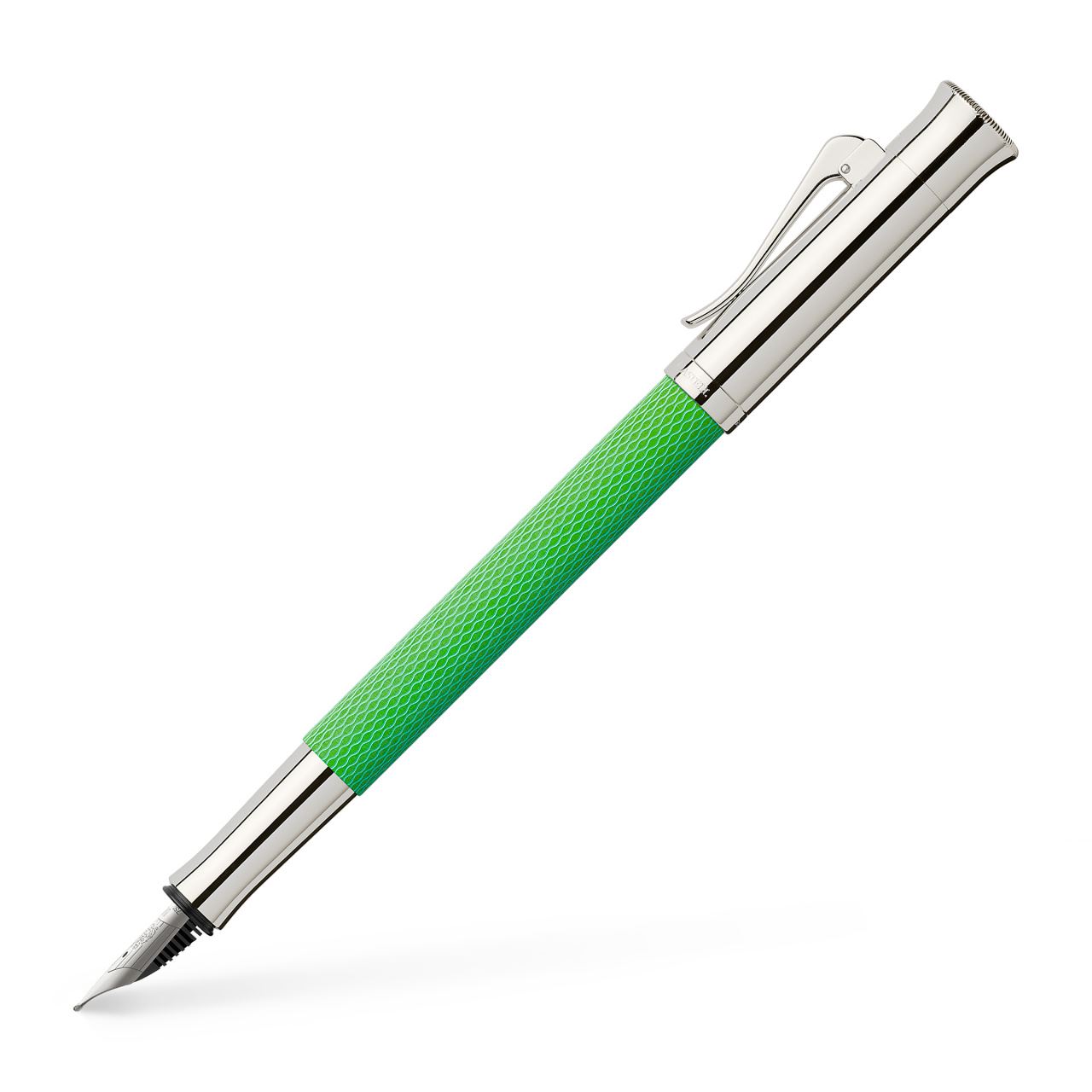 Graf-von-Faber-Castell - Fountain pen Guilloche Viper Green F