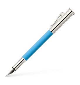 Graf-von-Faber-Castell - Fountain pen Guilloche Gulf Blue F