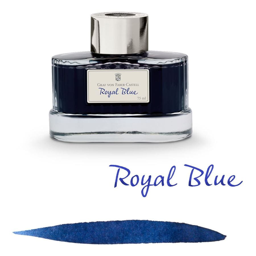 Graf-von-Faber-Castell - Ink bottle Royal Blue, 75ml