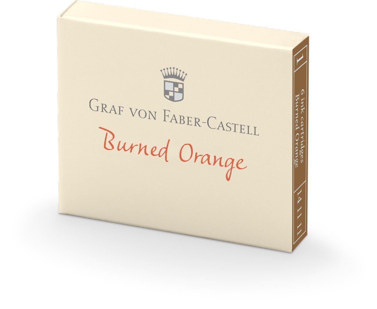 Graf-von-Faber-Castell - 6 ink cartridges Burned Orange