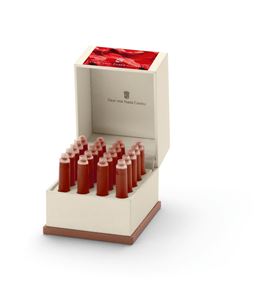 Graf-von-Faber-Castell - 20 ink cartridges India Red