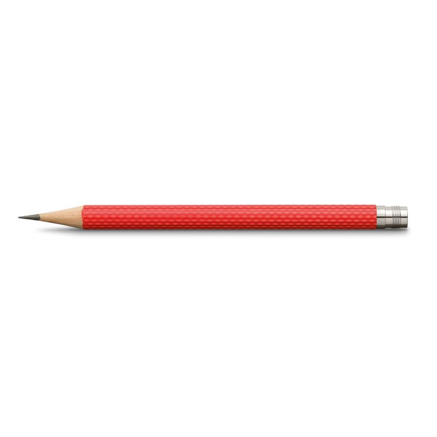 Graf-von-Faber-Castell - 3 spare pencils Perfect Pencil, India Red