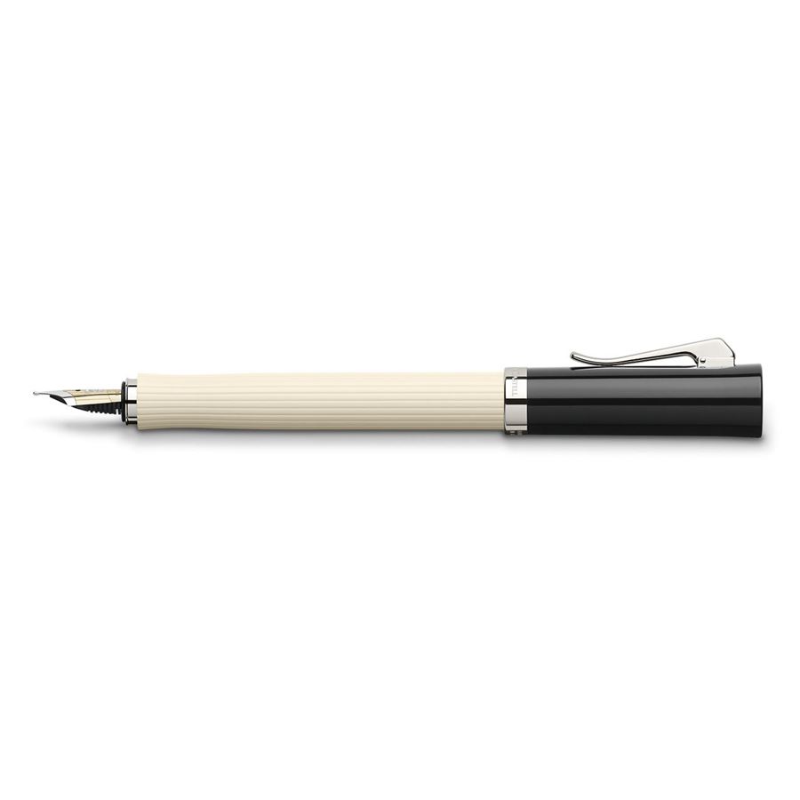 Graf-von-Faber-Castell - Fountain pen Intuition fluted, ivory, Broad