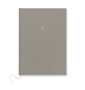 Graf-von-Faber-Castell - Notebook with linen cover A4 Stone Grey