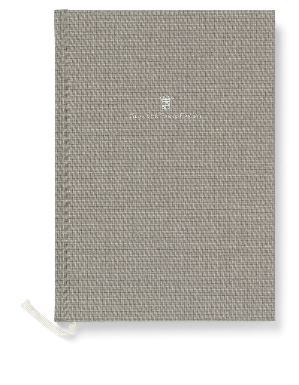 Graf-von-Faber-Castell - Linen-bound book A5 Stone Grey