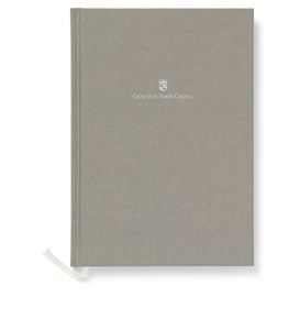Graf-von-Faber-Castell - Notebook with linen cover A5 Stone Grey